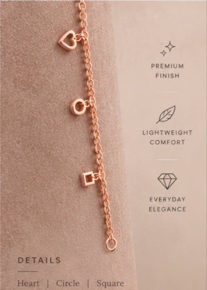 Trinity Charms Bracelet