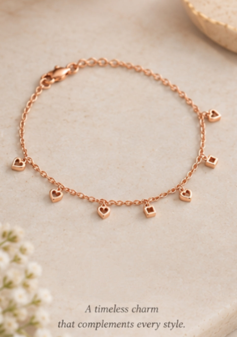 Trinity Charms Bracelet